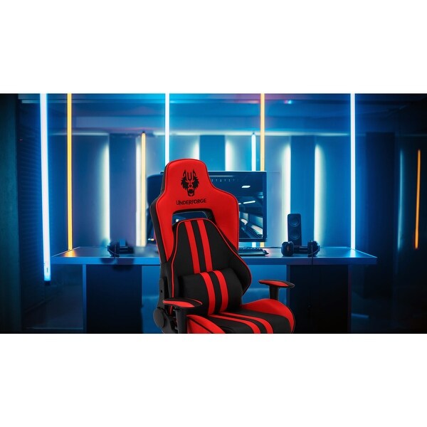 Hanover Commando Ergonomic Gaming Chair in Black and Red with