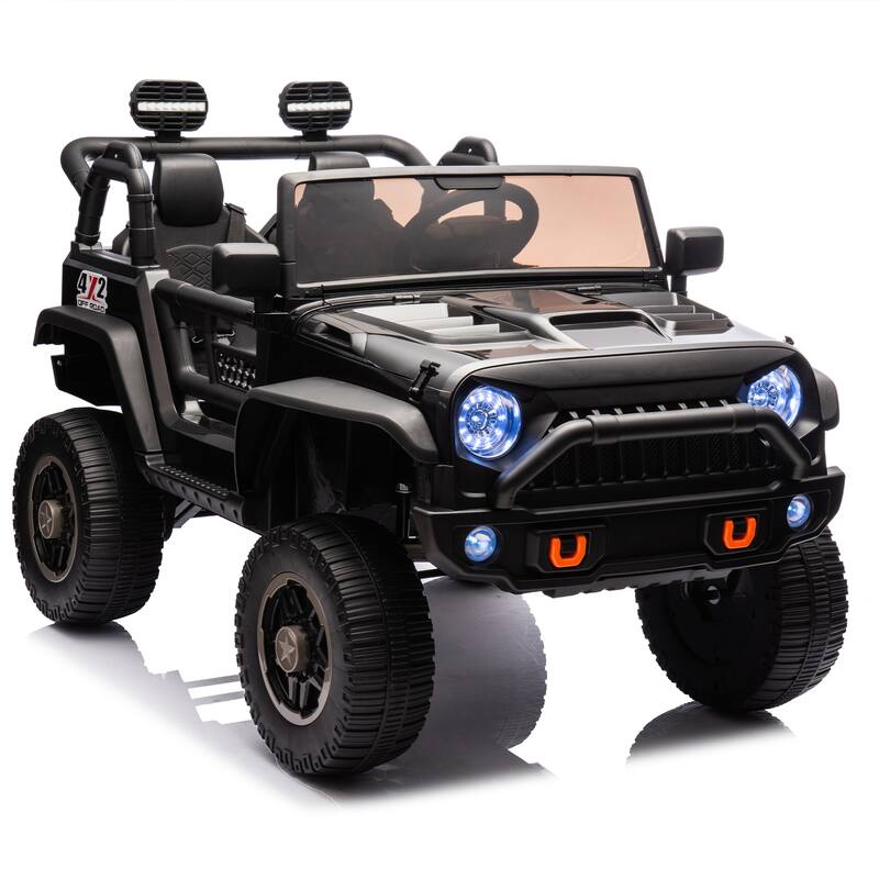 24V Ride-On Truck for Kids with Dual 200W Motors, Remote Control, Bluetooth & LED Lights