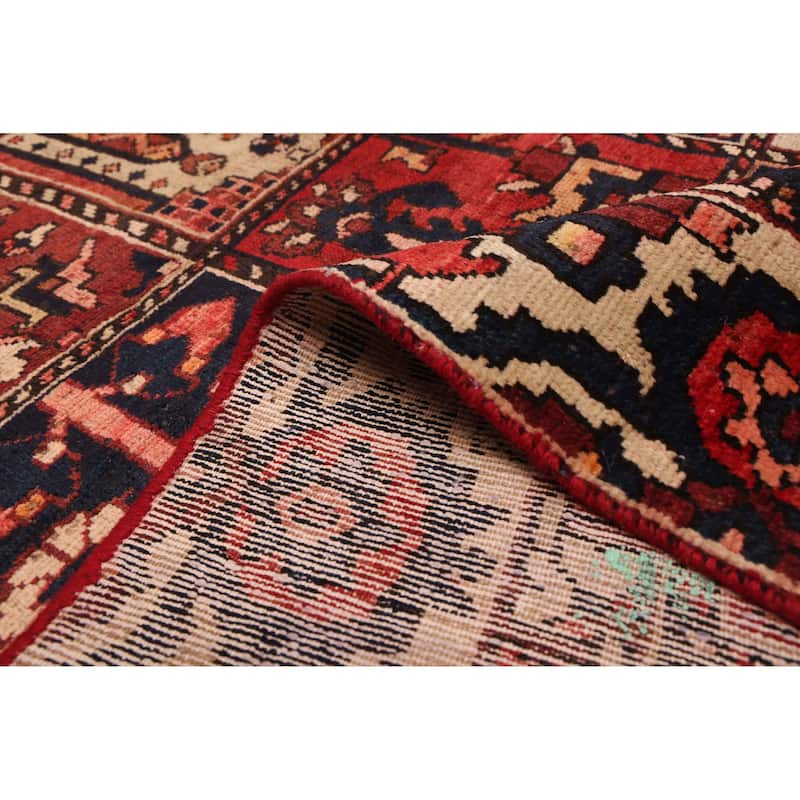 ECARPETGALLERY Hand-knotted Kayseri Vintage Red Wool Rug - 6'8 x 9'0