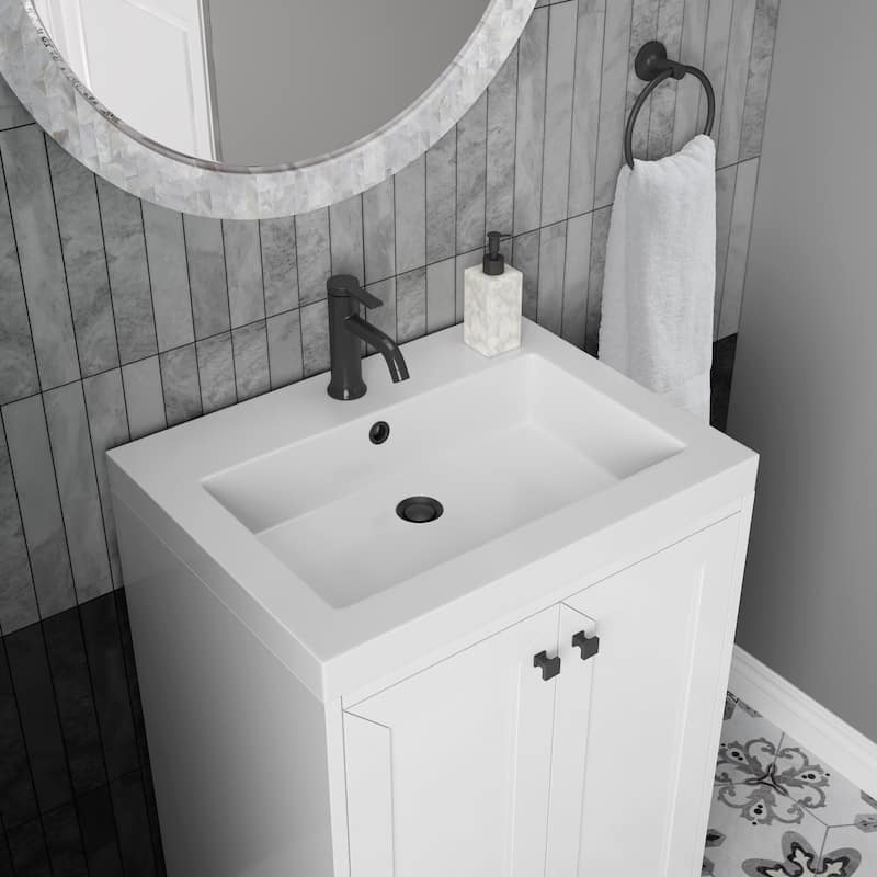 James Martin Vanities 533V24MBKWG Chianti 24" Free Standing Single