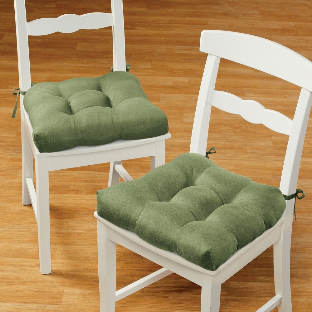 Green kitchen chair cushions outlet