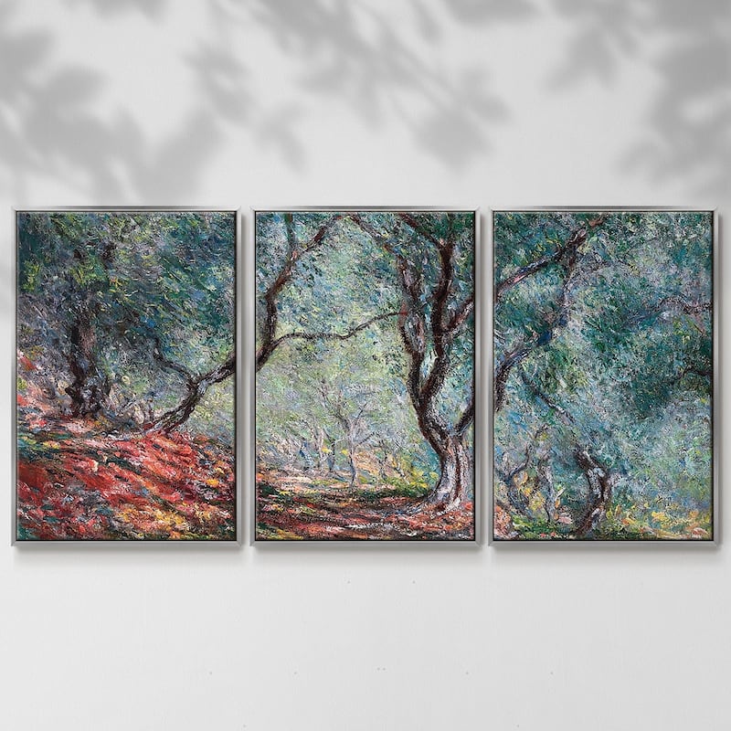 Olive Tree in the Moreno Garden, 1884 - Multi Piece Framed Canvas