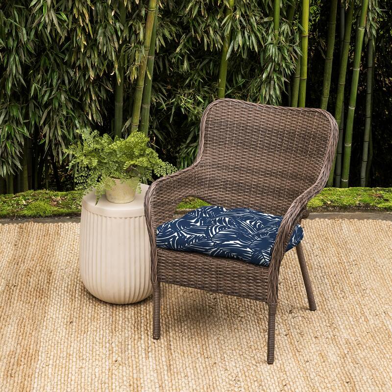 ARDEN earthFIBER Outdoor Wicker Chair Cushion, 2 Pack, 20 x 18