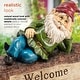 preview thumbnail 53 of 104, Gnome Folding Hands Looking Up Garden Statue