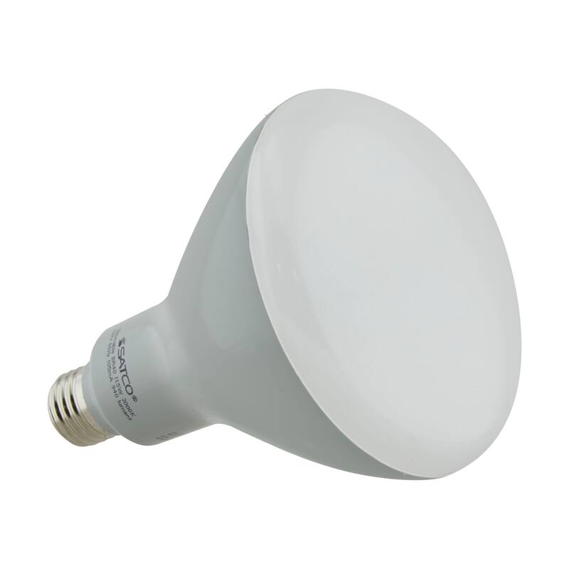 Satco 11.5W LED BR40 Reflector - 103' Beam Spread - Medium Base - 3000K - 120V - Dimmable - Frost - Frost
