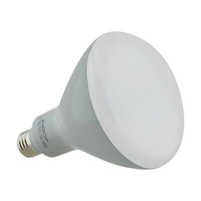 Satco 11.5W LED BR40 Reflector - 103' Beam Spread - Medium Base - 3000K - 120V - Dimmable - Frost