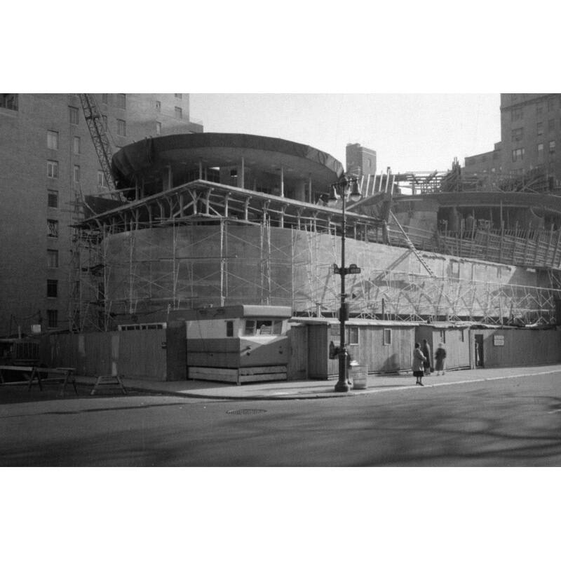 Solomon R. Guggenheim Museum under construction Black and White Gallery