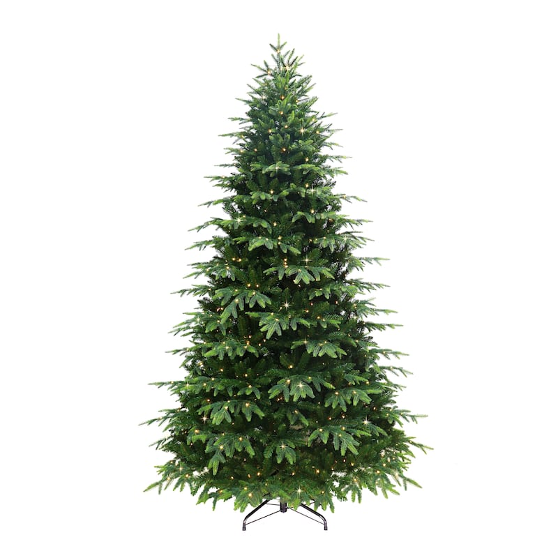 Puleo International Pre-Lit 7.5' Rutland Spruce Artificial Christmas Tree