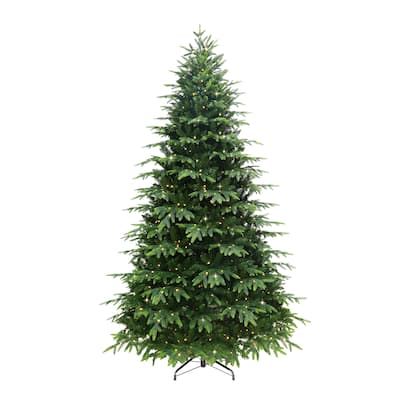 Puleo International Pre-Lit 7.5' Rutland Spruce Artificial Christmas Tree