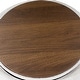 preview thumbnail 12 of 26, Adeco 16" Round Upholstered Storage Ottoman with Wood Lid