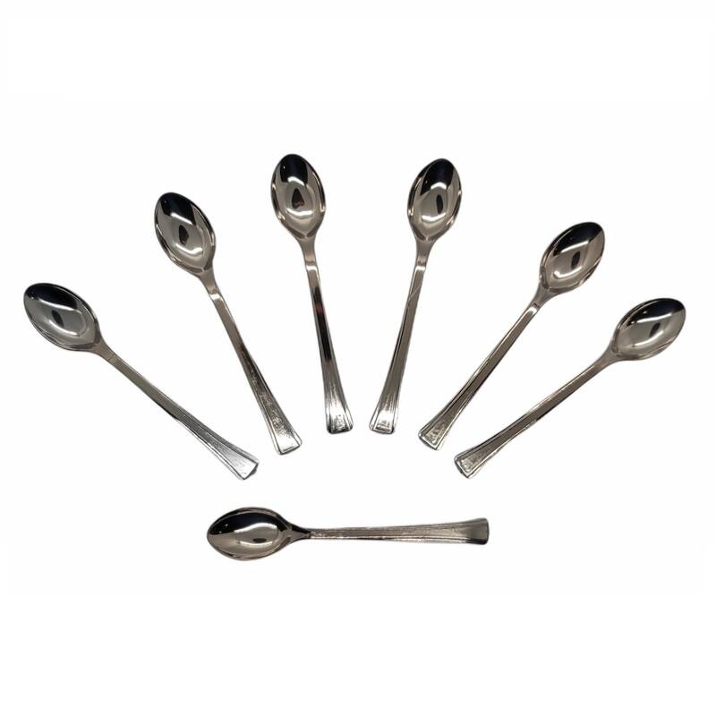 Handy Housewares 24-piece 4" Mini Bar Spoons Set - Great for Party Snacks, Appetizers, Desserts and more