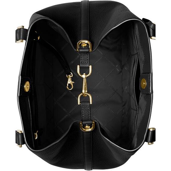 Shop Michael Kors Bedford Legacy Large Grab Tote Black Overstock 29923105