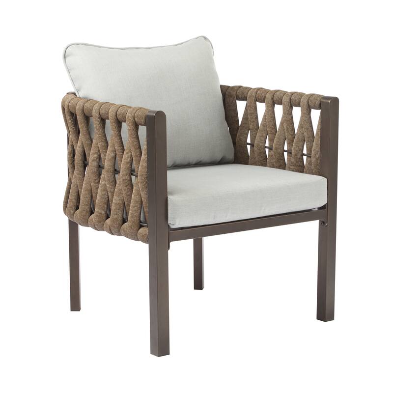 Christopher Knight Home - Ethan Fabric Patio Club Chair (Set of 2)