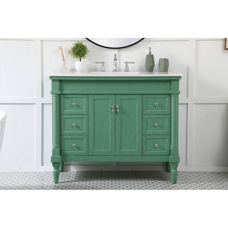 Elegant Lighting VF13042 Lexington 42" Free Standing Single Basin