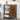 Walnut Finish Manufactured Wood 3-Shelf and 1-Door Storage Cabinet