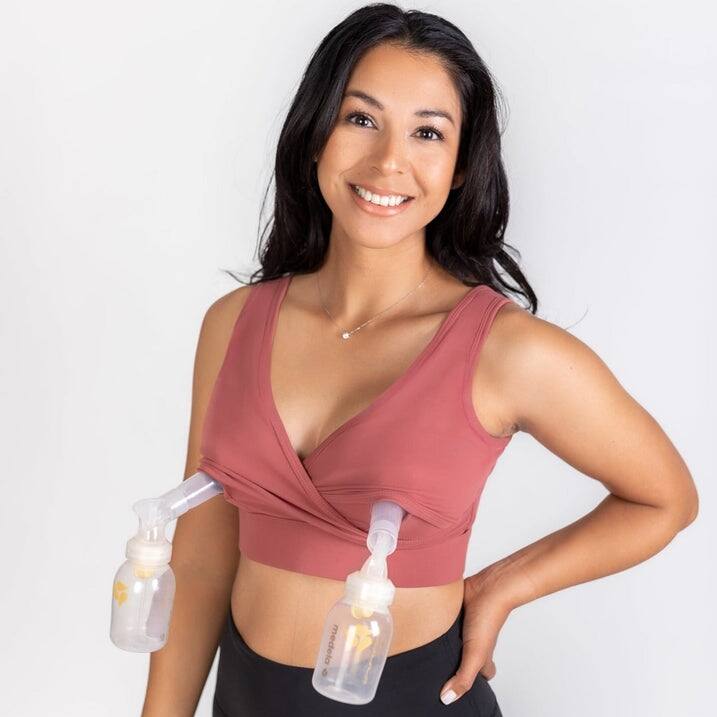 Everyday Luxe 3.0 Nursing & Pumping Bra - Desert Rose - XL