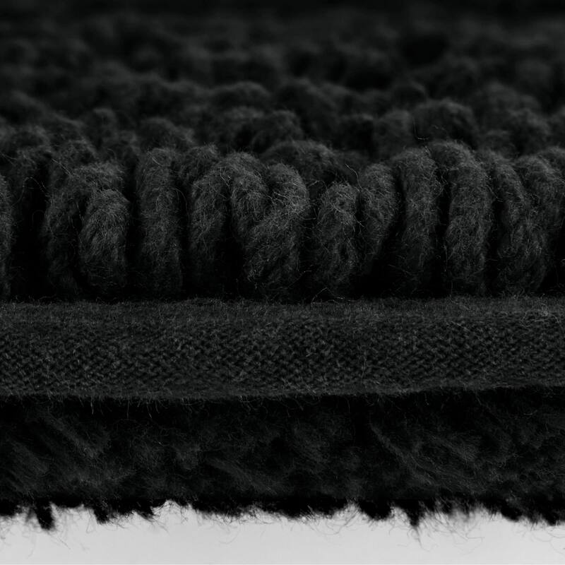 1 PCS 17x24" Cotton Tufted 3000 GSM Reversible Bath Rug Blue