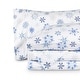 preview thumbnail 70 of 99, Bare Home Cotton Flannel Sheet Set - Velvety Soft Heavyweight California King - Snowflakes