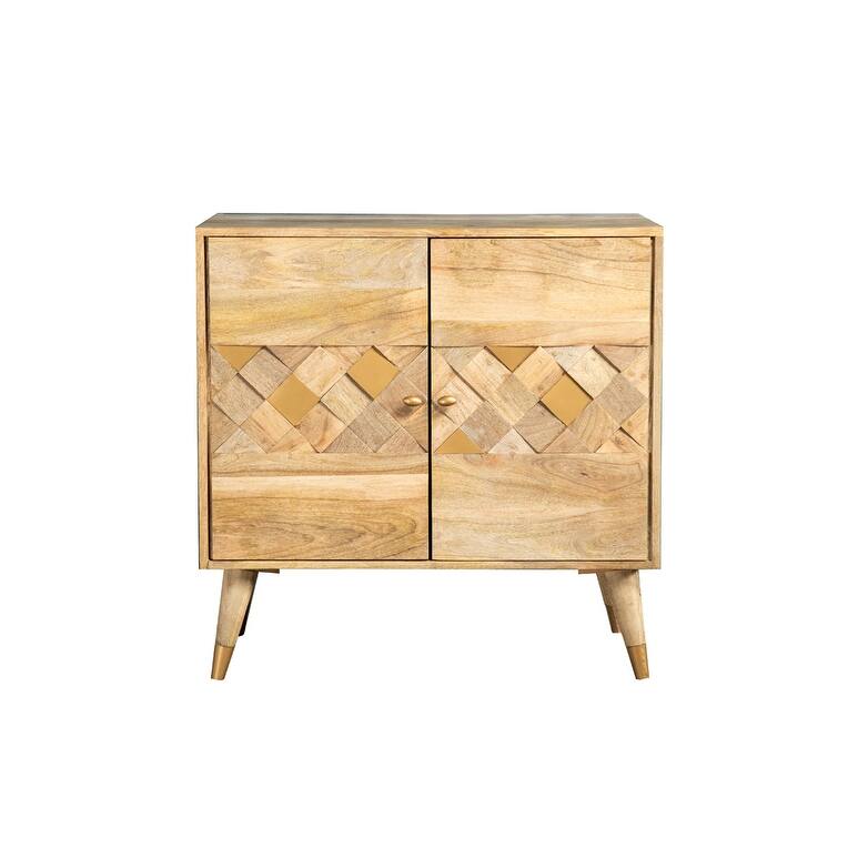 Alyssum Mango Wood Accent Cabinet Natural