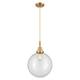 Option Satin Gold / Clear Shade