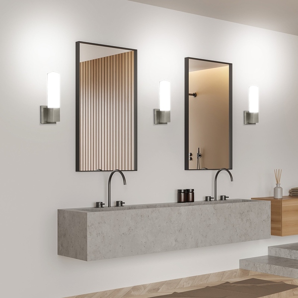 Nickel bathroom sconces on sale