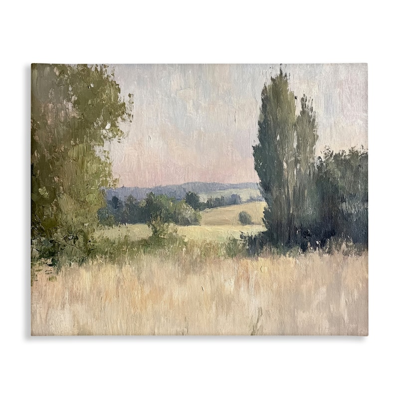 Stupell Tranquil Abstract Countryside Canvas Wall Art Design By Petal Prints Design - 30 x 24