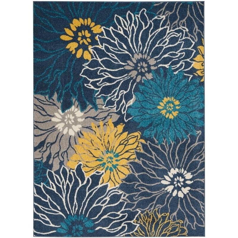 Nourison Passion Abstract Modern Floral Area Rug