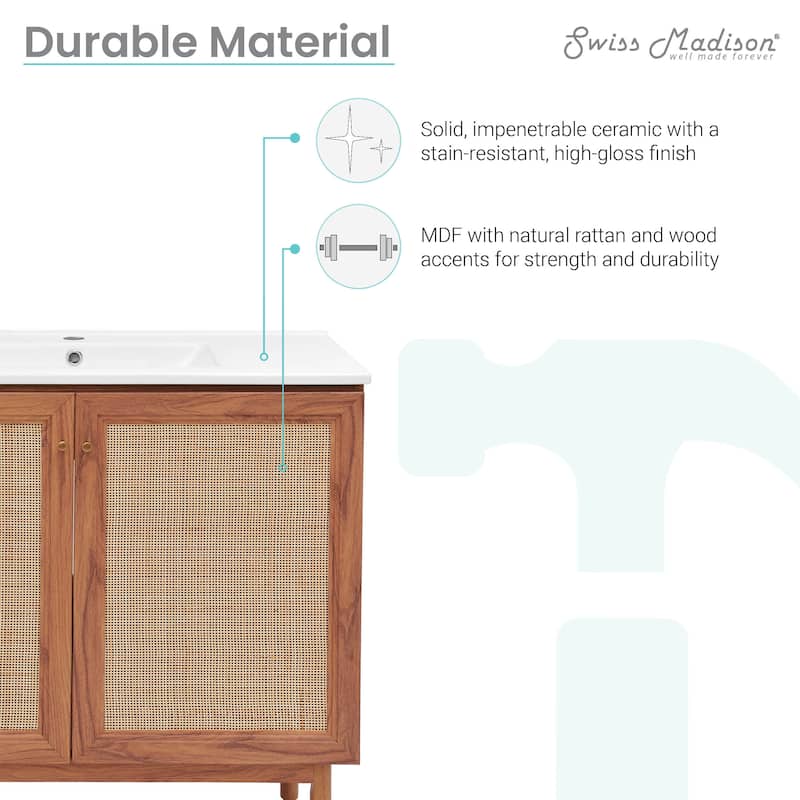 Classe Bathroom Vanity in Oak