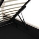 preview thumbnail 13 of 22, Upholstered Platform bed with a Hydraulic Storage System.