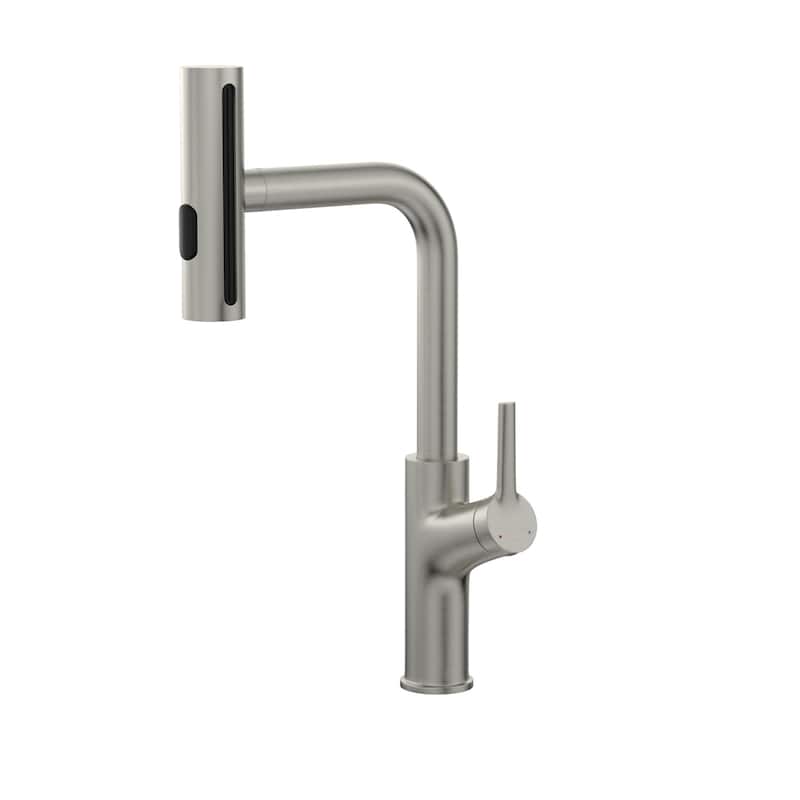 Modern & Sleek Design 360°Pull-Down Kitchen Faucet with 4 Spray Modes,