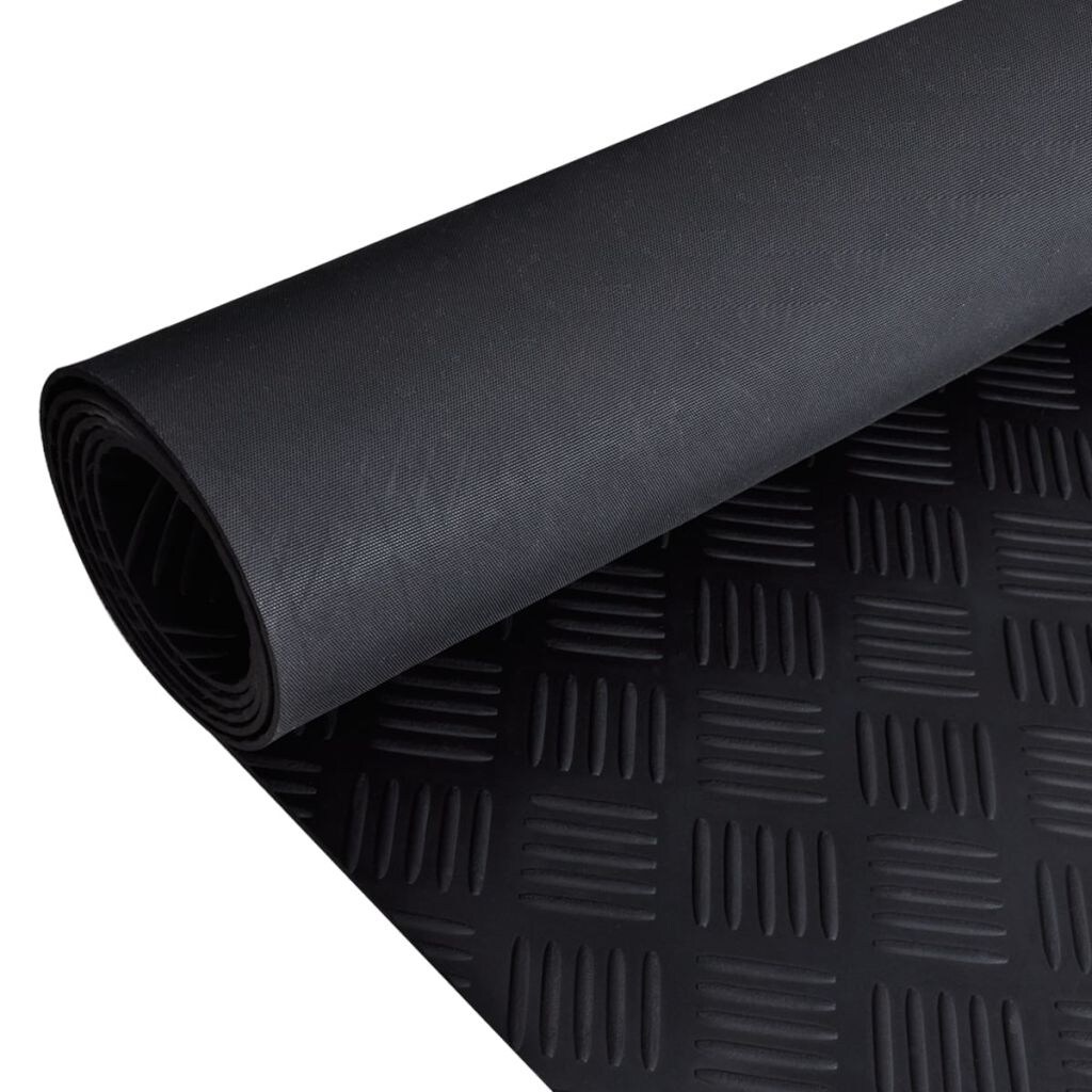 Vidaxl Rubber Floor Mat Anti Slip 7 X 3 Checker Plate Vidaxl Rubber Floor Mat Anti Slip