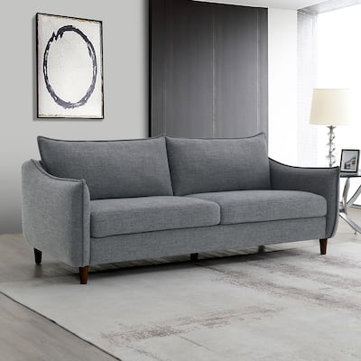 Furniture of America Lolly Modern OEKO TEX Chenille Fabric Sofa