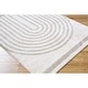 preview thumbnail 26 of 28, Livabliss Scandinavian Fossay Shag Stripe Washable Area Rug