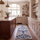 preview thumbnail 69 of 102, SAFAVIEH Handmade Capri Ilianka Wool Rug 2'3" x 9' Runner - Navy/Ivory - Runner