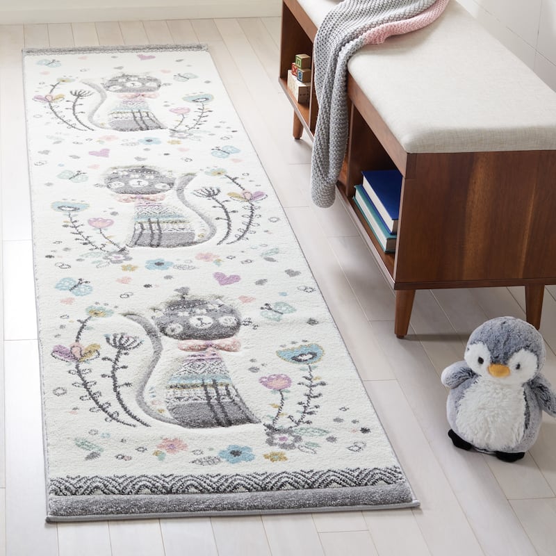 SAFAVIEH Carousel Kids Donika Parisian Cat Rug