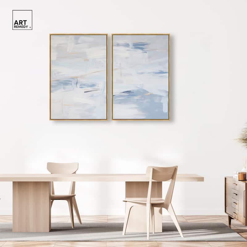 Frozen in Time I Canvas Set of 2 by Art Remedy