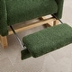 preview thumbnail 19 of 59, Mid-Century Modern Nursery Rocking Armchair Glider Rocker With Retractable Footrest For Living Room