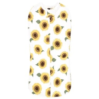 Hudson Baby Infant Girl Sleep Pod, Sunflower, 0-2 Months - Sunflower - 0-2 Months