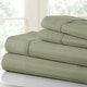 preview thumbnail 17 of 17, Simply Soft 4-piece Deep Pocket Striped Embossed Bed Sheet Set California King - Sage