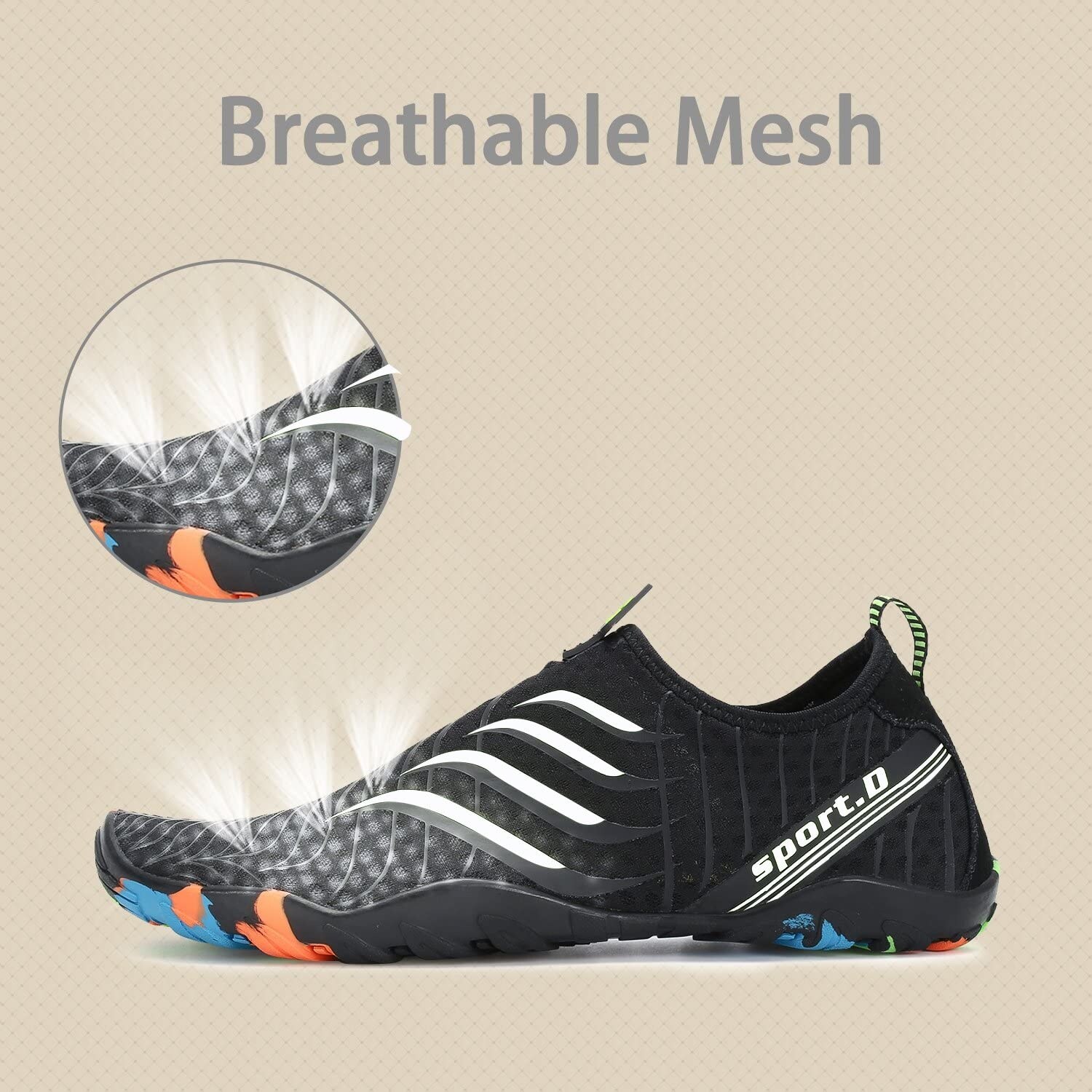 Mishansha mens womens water shoes
