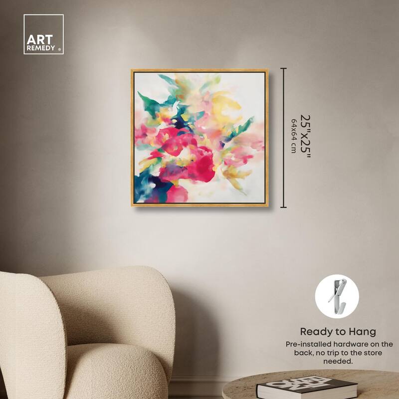 Essence of a Flower II Canvas by Art Remedy