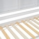 preview thumbnail 8 of 14, Twin Size House Loft Bed with Guardrails, Semi-enclosed Roof, Bedside Shelves and Ladder