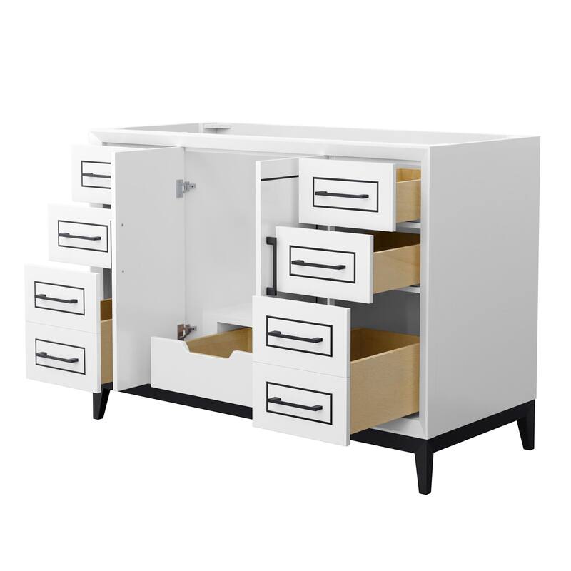 Wyndham Collection WCH515148S-CXSXX-MXX Marlena 48" Single Free