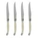 preview thumbnail 1 of 0, French Home Laguiole Faux Ivory Steak Knives (Set of 4)