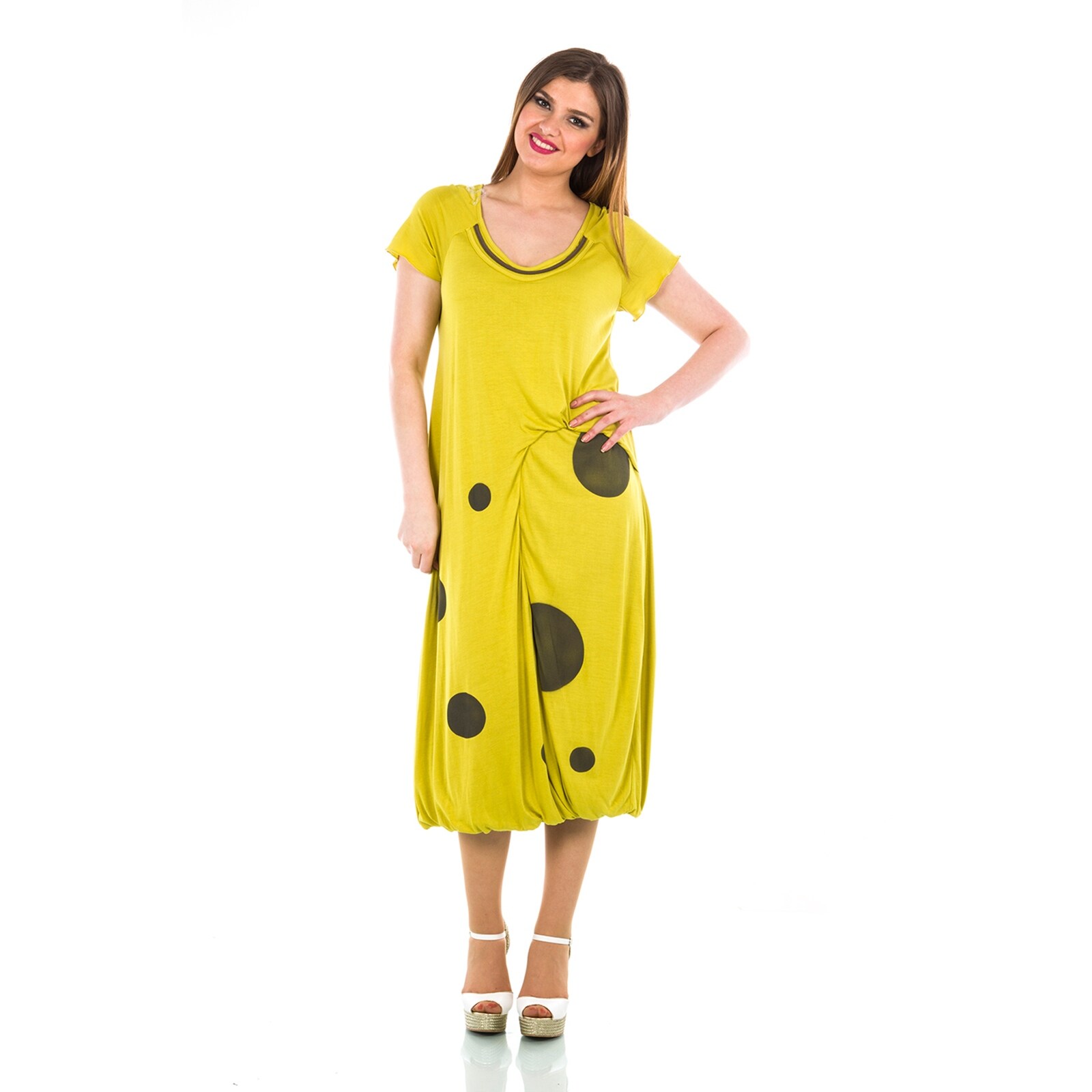 yellow plus size clothing