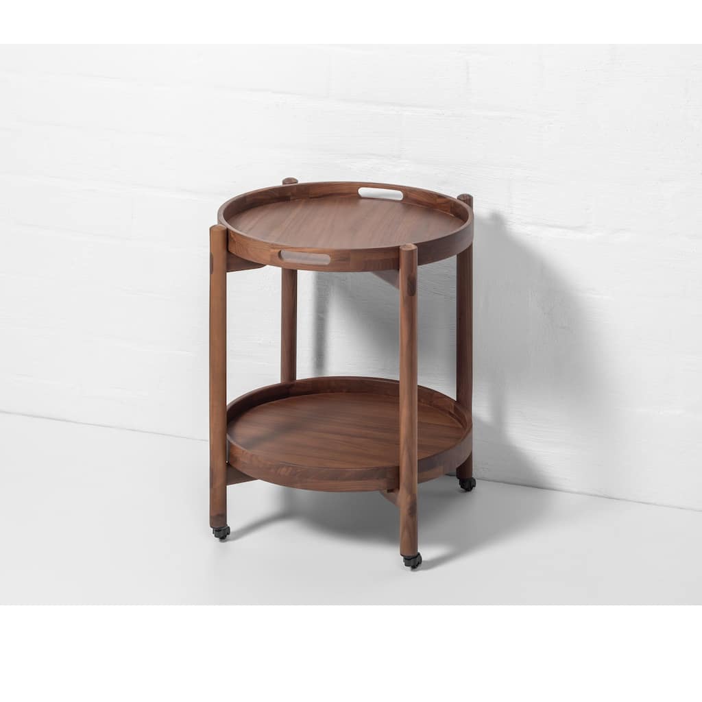 Wooden Serving Table Hugo - Walnut