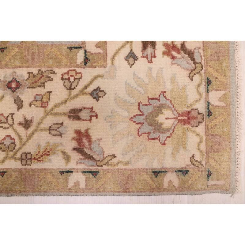 ECARPETGALLERY Hand-knotted Jules Serapi Light Denim Blue Wool Rug - 8'11 x 11'11