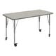 preview thumbnail 22 of 47, 24''W x 48''L Thermal Laminate Activity Table - Adjustable Short Legs