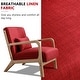 preview thumbnail 96 of 142, Aston Modern Solid wood Accent Chair for Living Room