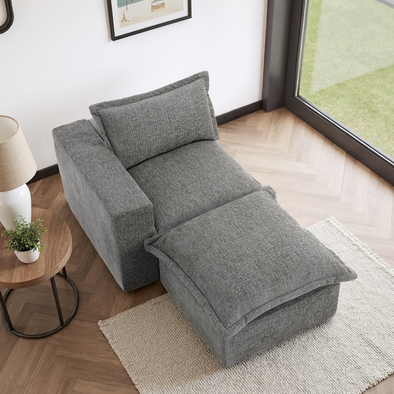 Comfy Cloud Couch Plush Modular Sectional Sofa For Living Room
